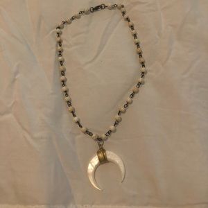 Sorority horned necklace